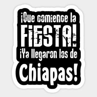 Fiesta Chiapas Sticker